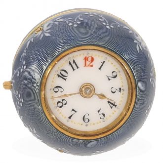 Swiss 18 carat gold ‘pear’ watch with lever escapement Circa 1900