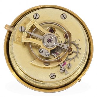 Swiss 18 carat gold ‘pear’ watch with lever escapement Circa 1900