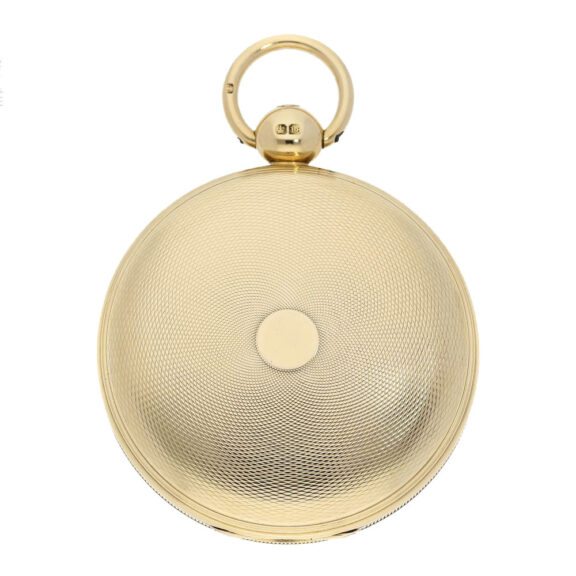 Irish very rare blind man's 18 K gold pocket watch Circa 1840 Irish very rare blind man's 18 K gold pocket watch Circa 1840