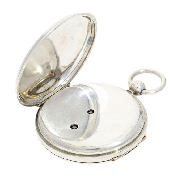 French silver open faced chronometer watch Circa 1870 French silver open faced chronometer watch Circa 1870