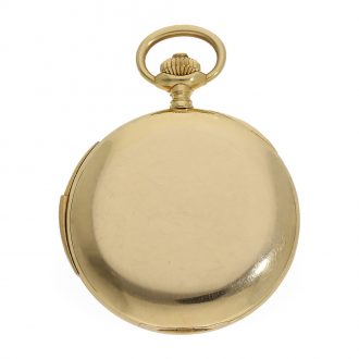 Swiss 18 Carat gold watch with minute repeater