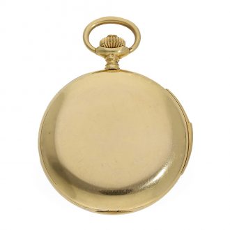 Swiss 18 Carat gold watch with minute repeater