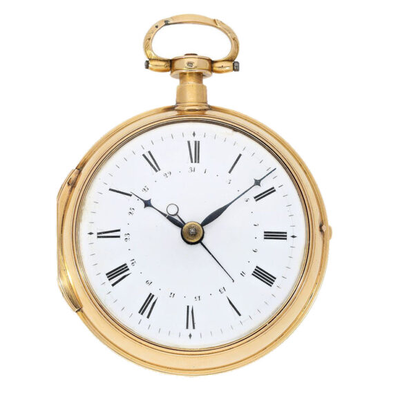 Swiss self striking watch with à toc et à tact repeater Circa 1820