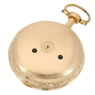 Swiss self striking watch with à toc et à tact repeater Circa 1820