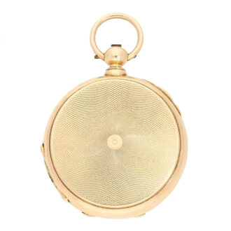 Heavy Swiss gold hunting cased pocket watch Circa 1865