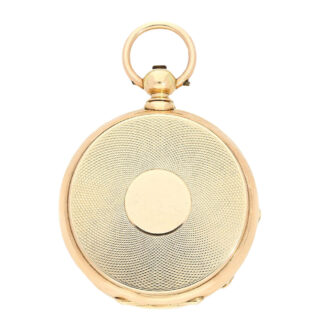 Heavy Swiss gold hunting cased pocket watch Circa 1865