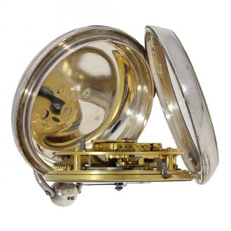 English silver deck chronometer with original box Circa 1829
