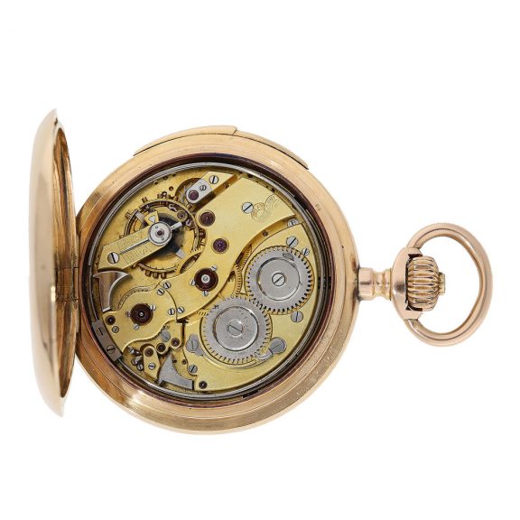Swiss 14K gold minute repeating pocket watch Circa 1890 Swiss 14K gold minute repeating pocket watch Circa 1890
