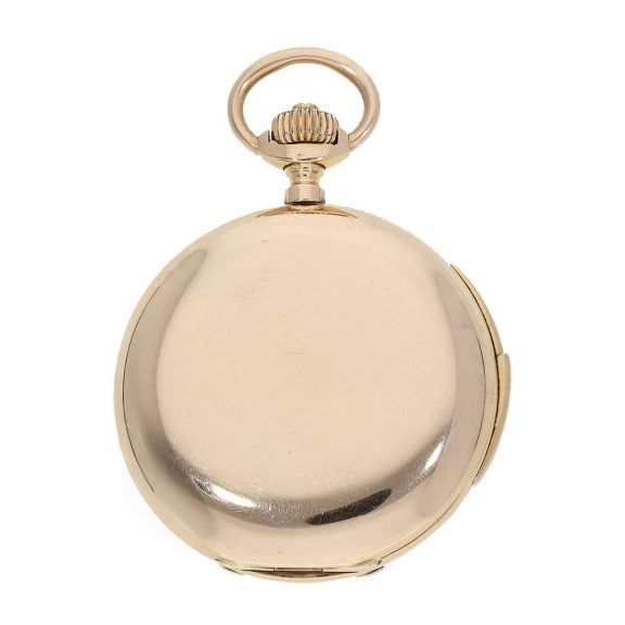 Swiss 14K gold minute repeating pocket watch Circa 1890 Swiss 14K gold minute repeating pocket watch Circa 1890