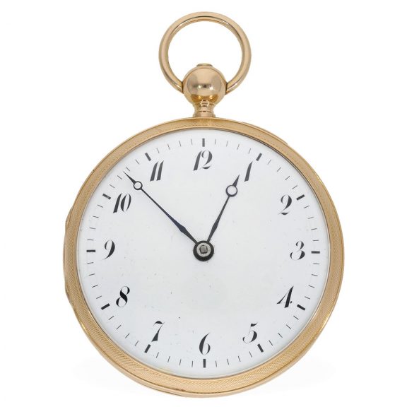 Swiss 18 Carat pink gold early Grande & Petite Sonnerie Circa 1820