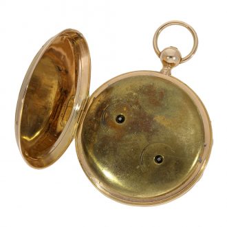 Swiss 18 Carat pink gold early Grande & Petite Sonnerie Circa 1820