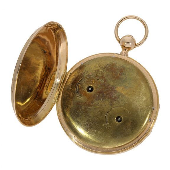 Swiss 18 Carat pink gold early Grande & Petite Sonnerie Circa 1820 Swiss 18 Carat pink gold early Grande & Petite Sonnerie Circa 1820