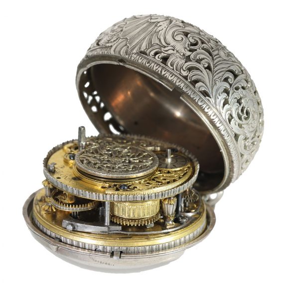 German silver large museum quality Friedberg pocket watch Circa 1730 German silver large museum quality Friedberg pocket watch Circa 1730