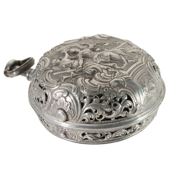 German silver large museum quality Friedberg pocket watch Circa 1730 German silver large museum quality Friedberg pocket watch Circa 1730