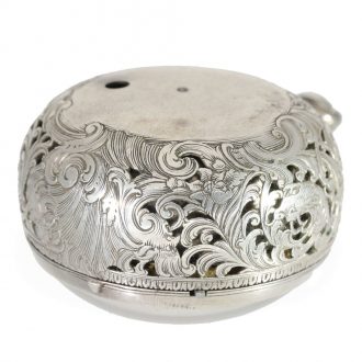 German silver large museum quality Friedberg pocket watch Circa 1730