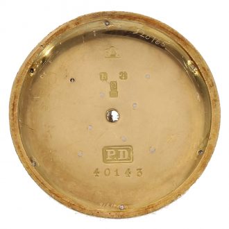 Swiss 18 carat gold and platinum pendant watch Circa 1920