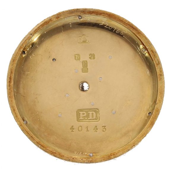 Swiss 18 carat gold and platinum pendant watch Circa 1920 Swiss 18 carat gold and platinum pendant watch Circa 1920