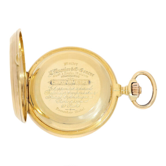 Swiss gold, escutcheon Renaissancemotive Circa 1870 Swiss gold, escutcheon Renaissancemotive Circa 1870