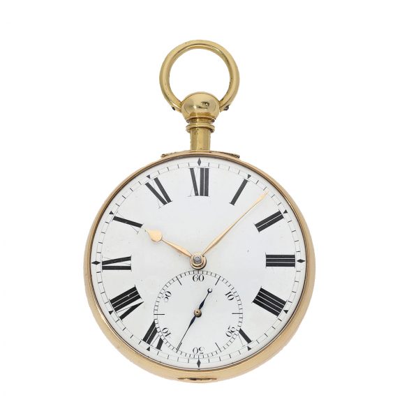 English 18 Carat gold pair cased pocket chronometer Circa 1805 English 18 Carat gold pair cased pocket chronometer Circa 1805