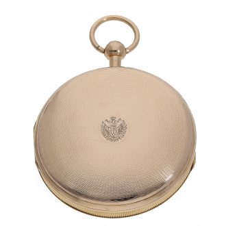 Swiss 18 Carat gold pocket watch with Grande Sonnerie Circa 1800