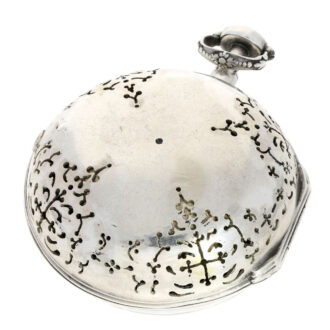 Swiss silver quarter repeating verge watch Circa 1720