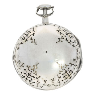 Swiss silver quarter repeating verge watch Circa 1720