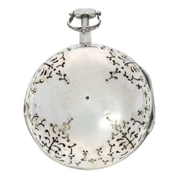 Swiss silver quarter repeating verge watch Circa 1720 Swiss silver quarter repeating verge watch Circa 1720