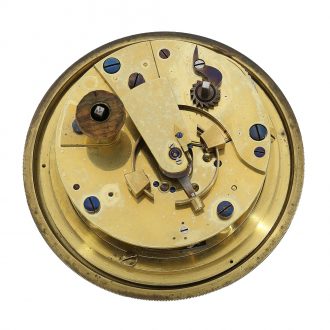 Small English marine chronometer in original box Circa 1850