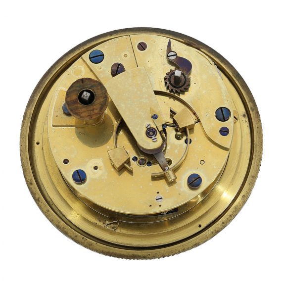 Small English marine chronometer in original box Circa 1850 Small English marine chronometer in original box Circa 1850