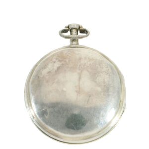 English silver verge watch with hidden erotic scene Circa 1790