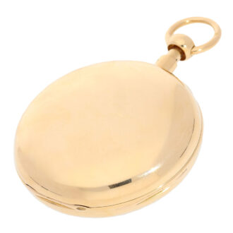 English gold open faced repeater pocket watch Circa 1814