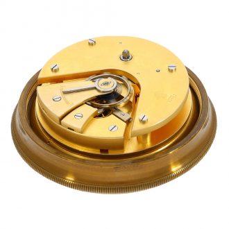 Swiss very rare small marine deck chronometer in transport box Circa 1925