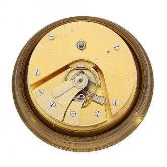 Swiss very rare small marine deck chronometer in transport box Circa 1925