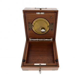 Swiss very rare small marine deck chronometer in transport box Circa 1925