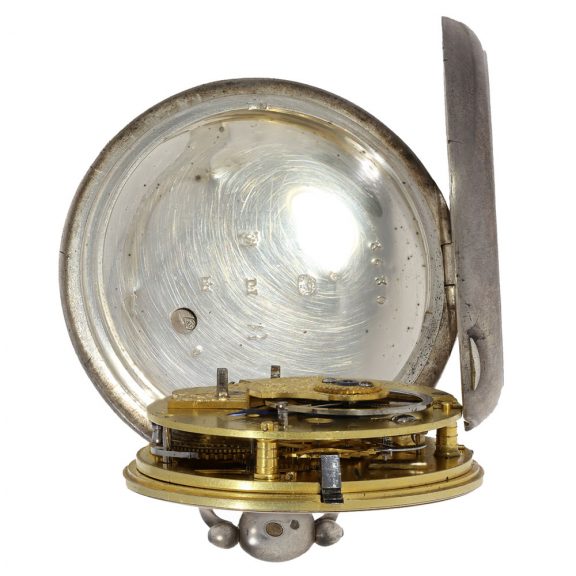 Swiss silver watch with an experimental pirouette lever escapement Circa 1821 Swiss silver watch with an experimental pirouette lever escapement Circa 1821