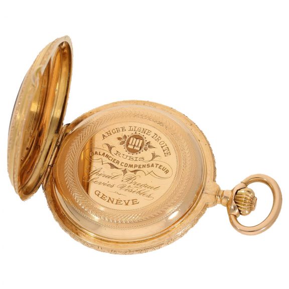 Swiss 18 carat gold and enamel fine neo Renaissance pocket watch Circa 1880 Swiss 18 carat gold and enamel fine neo Renaissance pocket watch Circa 1880