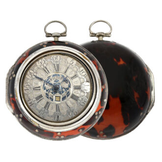 English triple cased watch with hidden erotic painting Circa 1740