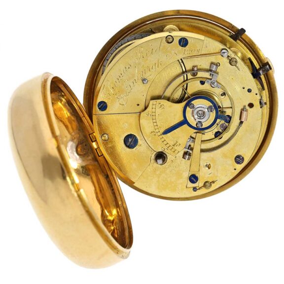 Important, very early Scottish 18k gold chronometer Circa 1791 Important, very early Scottish 18k gold chronometer Circa 1791