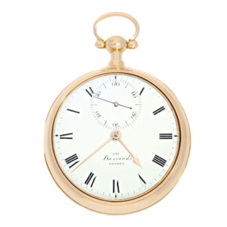 English gold paircase pocket chronometer Circa 1803