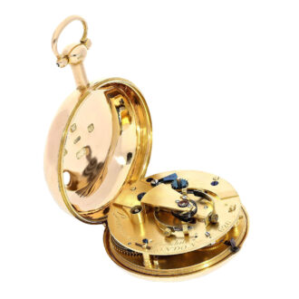 English gold paircase pocket chronometer Circa 1803