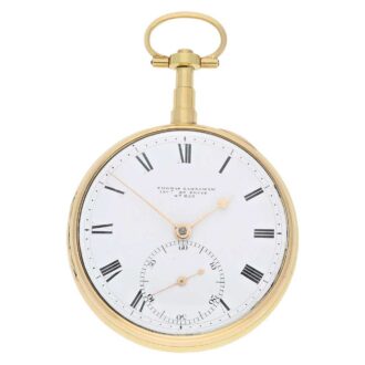 English rare gold pocket watch chronometer Circa 1800 English rare gold pocket watch chronometer Circa 1800