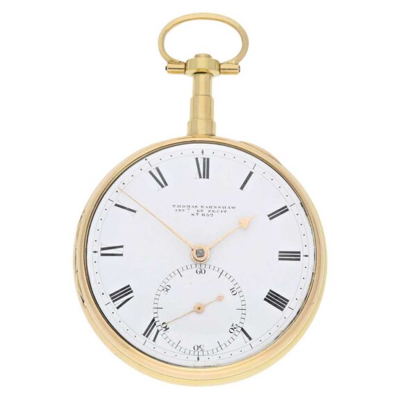 English rare gold pocket watch chronometer Circa 1800 English rare gold pocket watch chronometer Circa 1800