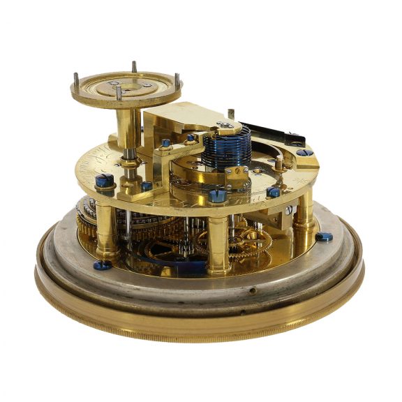 Extremely rare English marine chronometer in mahogany box Circa 1825 Extremely rare English marine chronometer in mahogany box Circa 1825