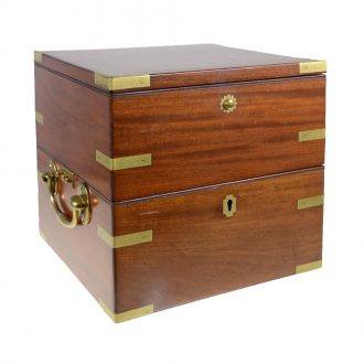 Extremely rare English marine chronometer in mahogany box Circa 1825