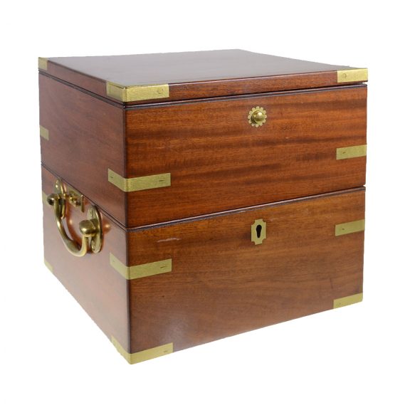Extremely rare English marine chronometer in mahogany box Circa 1825 Extremely rare English marine chronometer in mahogany box Circa 1825