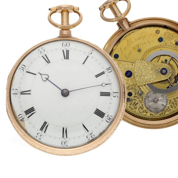 English 18 Carat gold precision duplex escapement watch Circa 1811 English 18 Carat gold precision duplex escapement watch Circa 1811