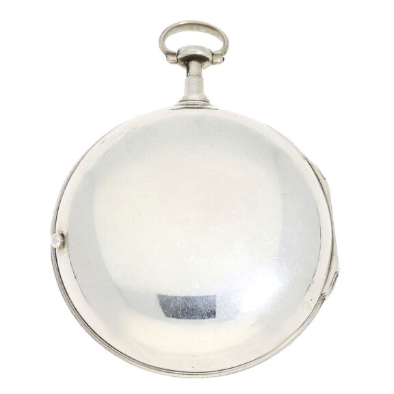 English silver open faced chronometer watch Circa 1783 English silver open faced chronometer watch Circa 1783