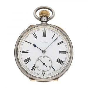 Russian silver and gold pocket chronometer Circa 1890