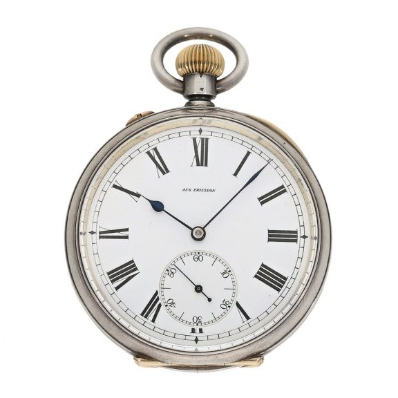 Russian silver and gold pocket chronometer Circa 1890