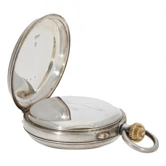Russian silver and gold pocket chronometer Circa 1890